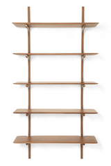 Varnished Mahogany Wall Shelf | Ethnicraft PI | Oroa.com
