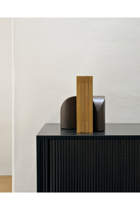 Modern Minimalist Book Ends (2) | Ethnicraft PI | Oroa.com