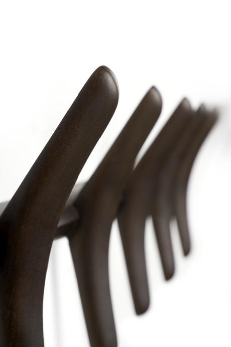 Mahogany Wall Coat Rack | Ethnicraft PI | Oroa.com