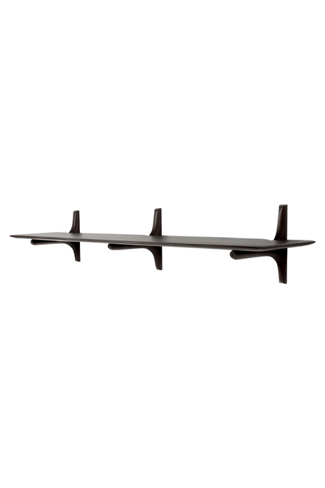 Brown Mahogany Wall Shelf | Ethnicraft PI | Oroa.com