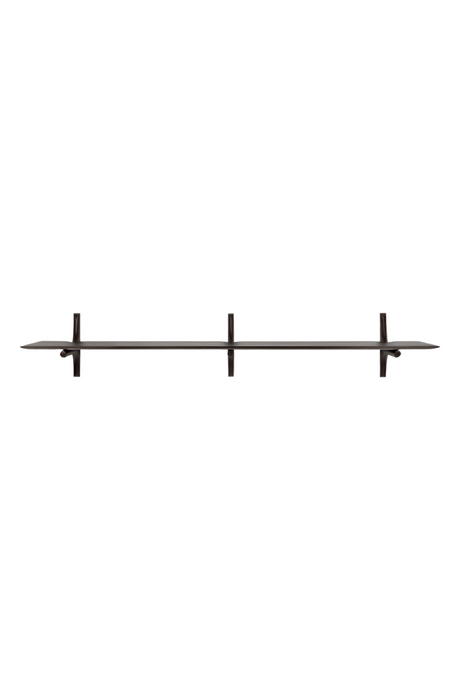 Brown Mahogany Wall Shelf | Ethnicraft PI | Oroa.com