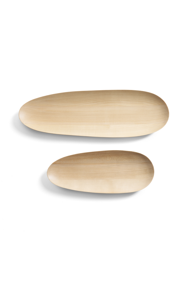 Hand-carved Oval Boards Set (2) | Ethnicraft Thin | Oroa.com