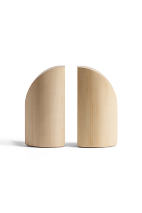 Modern Minimalist Book Ends (2) | Ethnicraft PI | Oroa.com