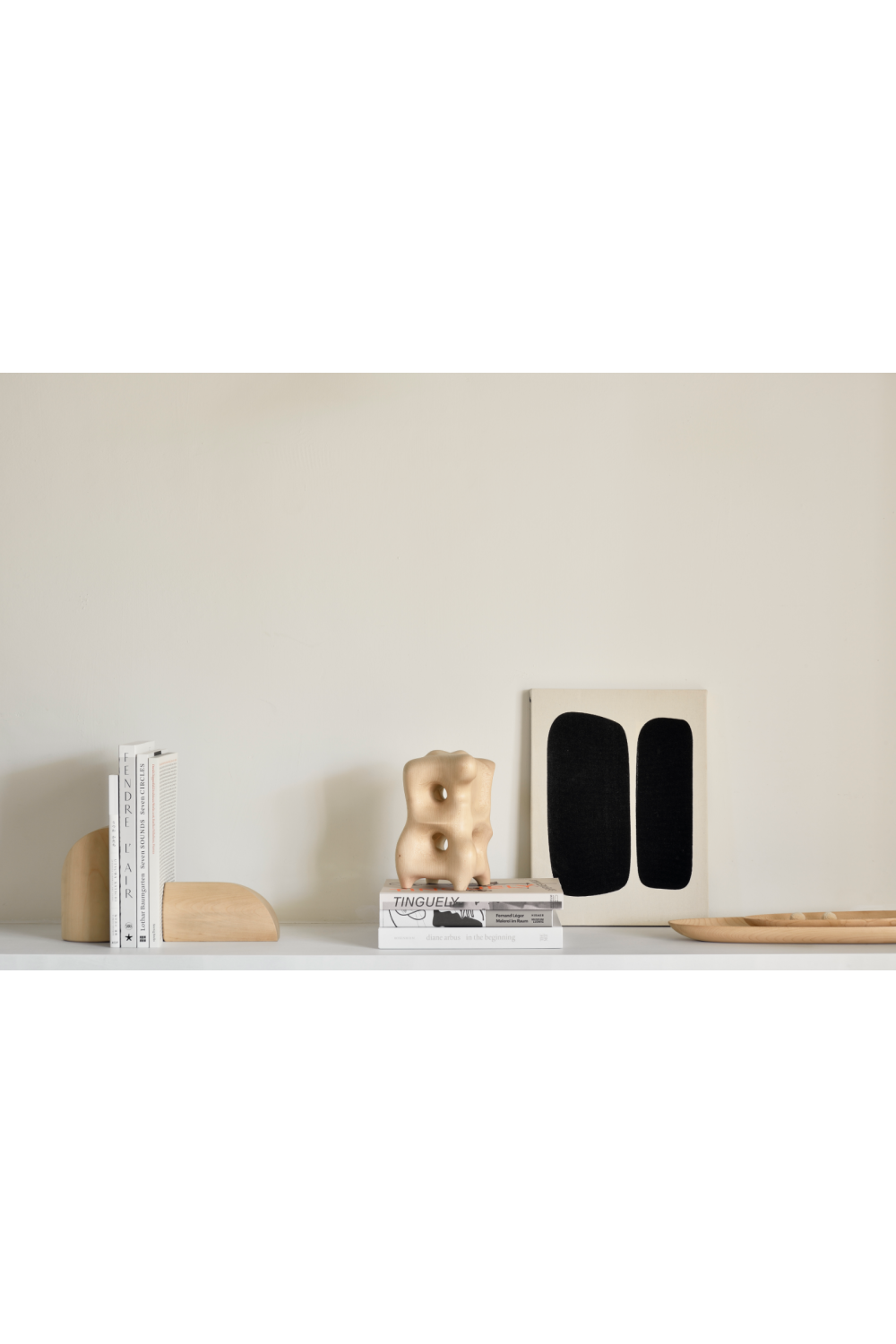Modern Minimalist Book Ends (2) | Ethnicraft PI | Oroa.com
