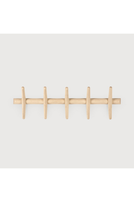 Mahogany Wall Coat Rack | Ethnicraft PI | Oroa.com