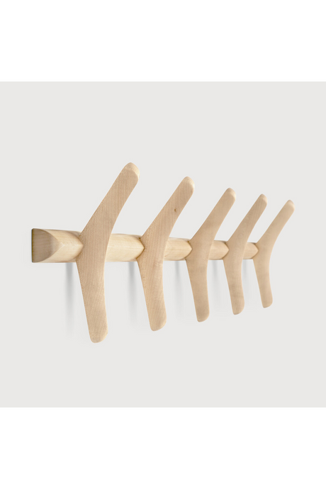 Mahogany Wall Coat Rack | Ethnicraft PI | Oroa.com