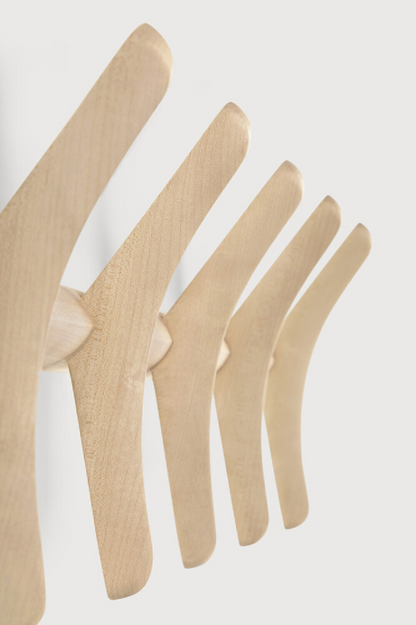 Mahogany Wall Coat Rack | Ethnicraft PI | Oroa.com