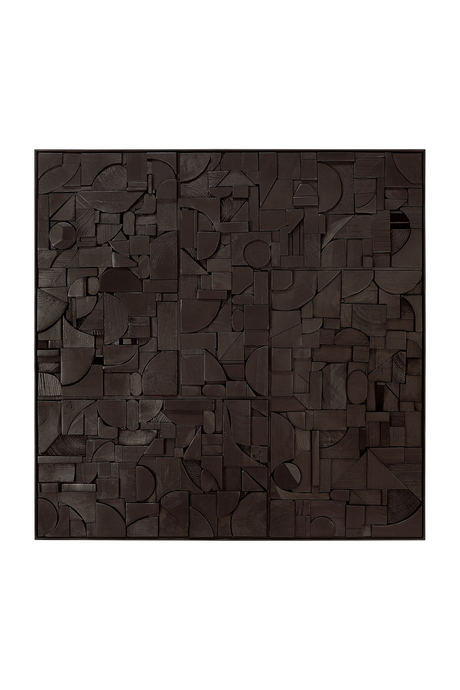 Square Puzzle Wall Art | Ethnicraft Bricks | Oroa.com