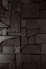 Square Puzzle Wall Art | Ethnicraft Bricks | Oroa.com