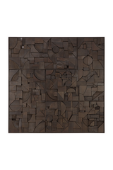 Square Puzzle Wall Art | Ethnicraft Bricks | Oroa.com