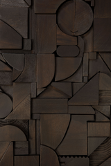 Square Puzzle Wall Art | Ethnicraft Bricks | Oroa.com