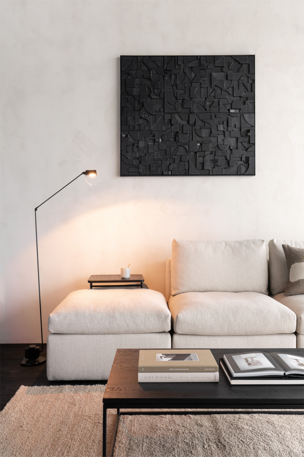 Rectangular Puzzle Wall Art | Ethnicraft Bricks | Oroa.com