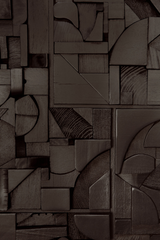 Rectangular Puzzle Wall Art | Ethnicraft Bricks | Oroa.com