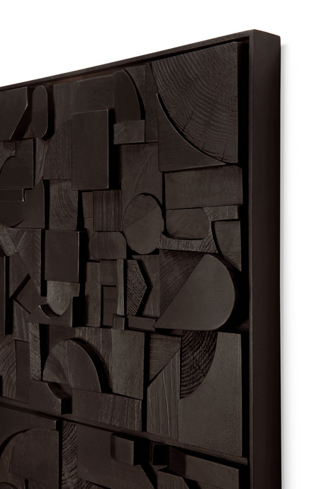 Rectangular Puzzle Wall Art | Ethnicraft Bricks | Oroa.com