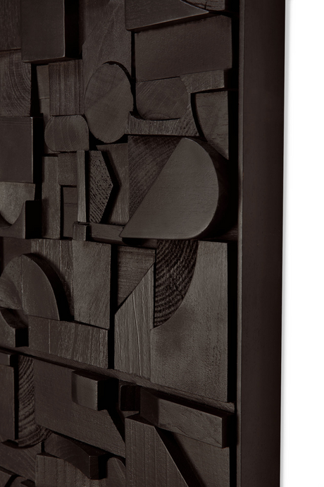 Rectangular Puzzle Wall Art | Ethnicraft Bricks | Oroa.com