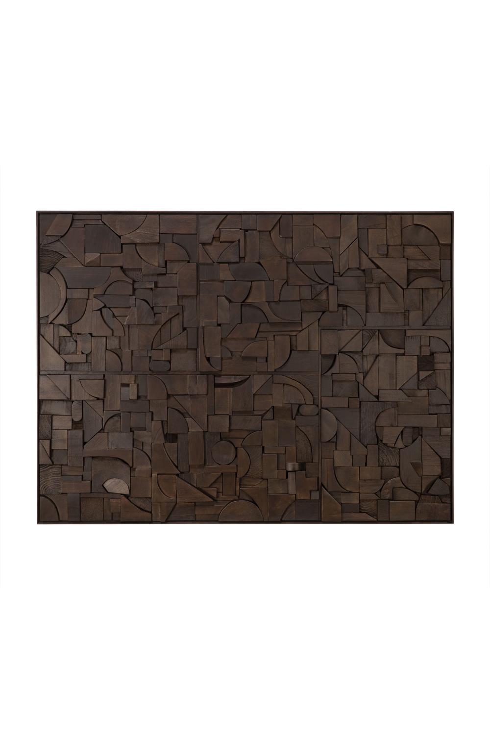 Rectangular Puzzle Wall Art | Ethnicraft Bricks | Oroa.com