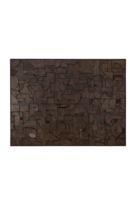 Rectangular Puzzle Wall Art | Ethnicraft Bricks | Oroa.com