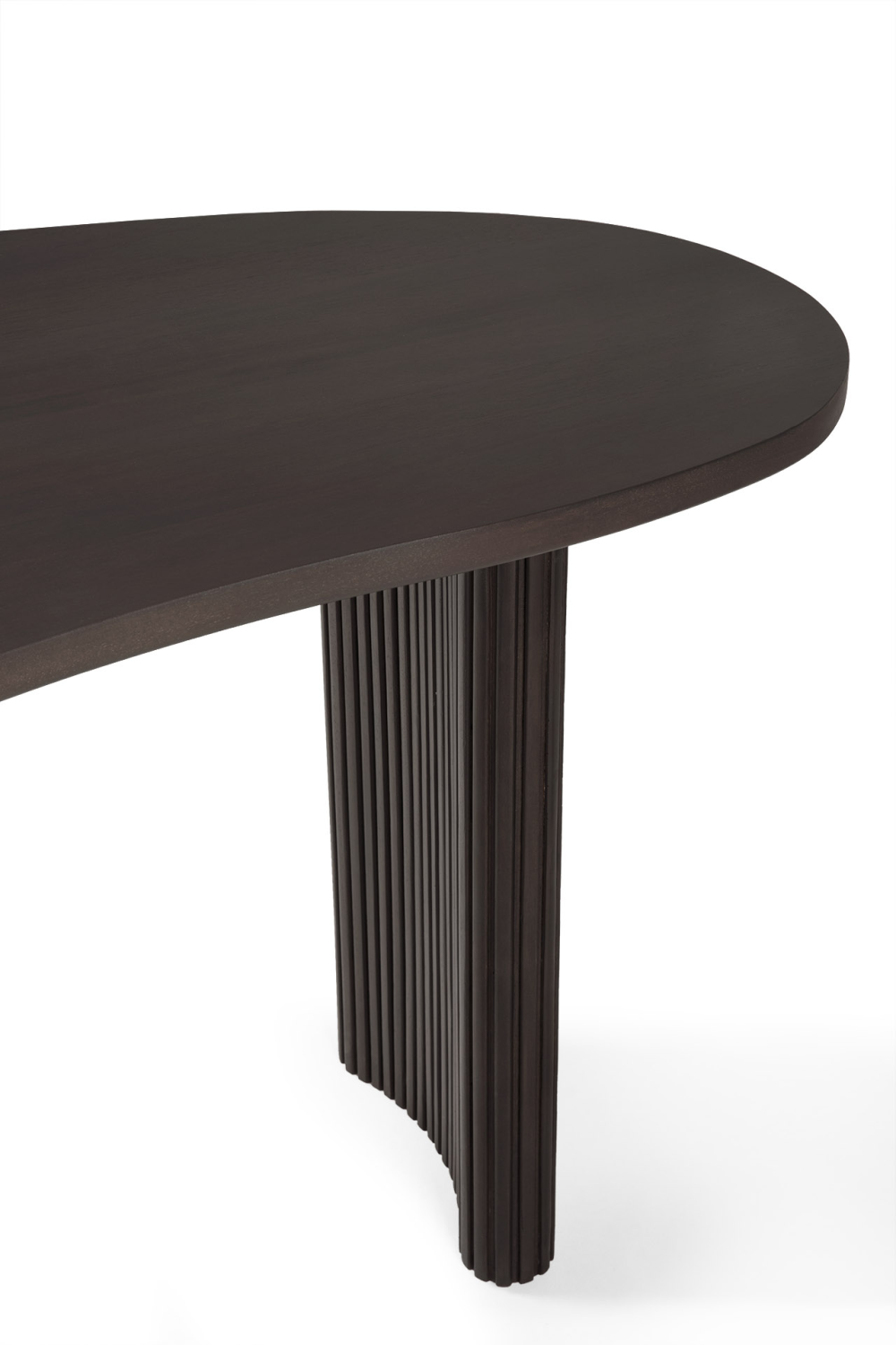 Dark Brown Mahogany Desk | Boomerang Ethnicraft | Oroa.com