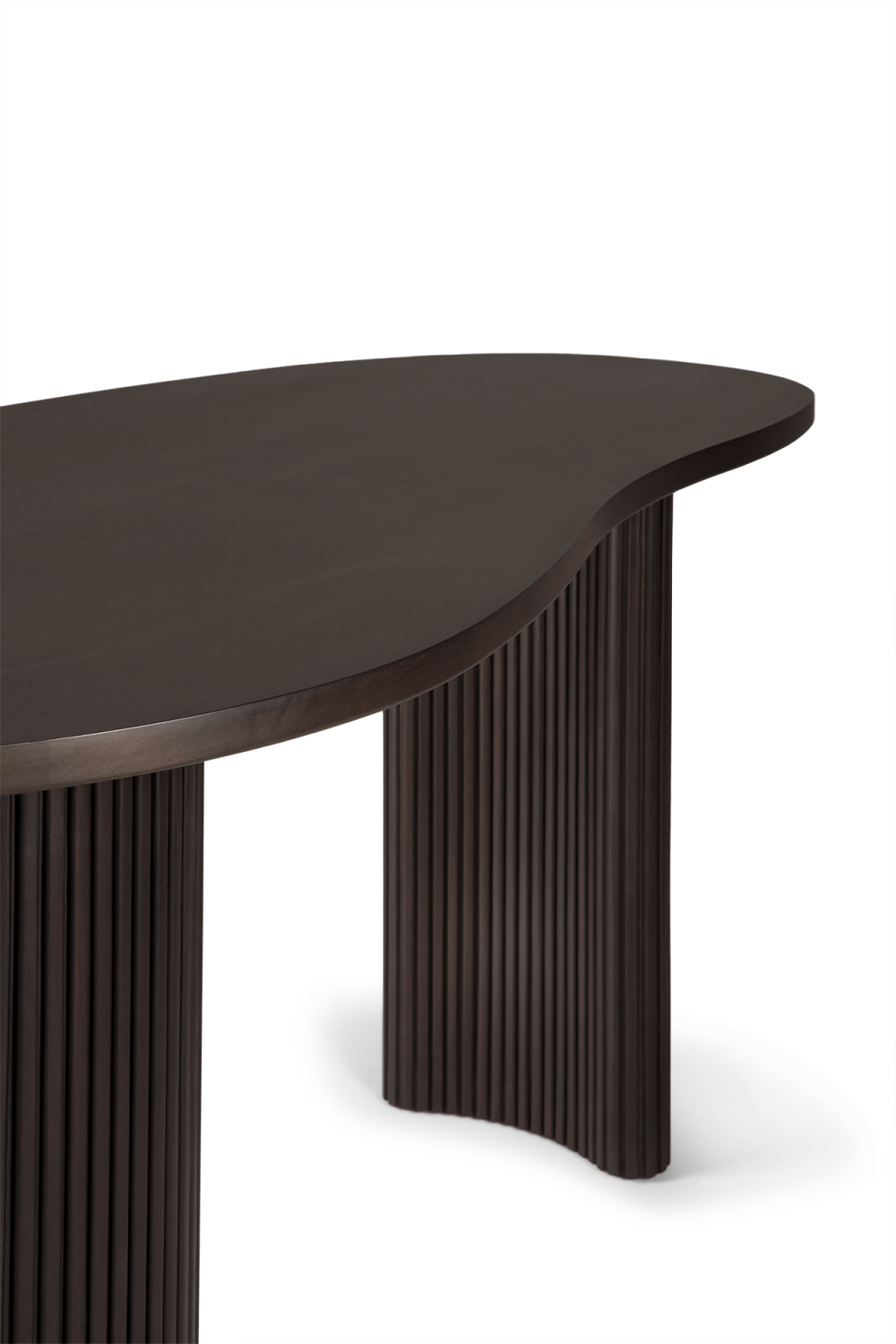 Dark Brown Mahogany Desk | Boomerang Ethnicraft | Oroa.com