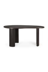 Dark Brown Mahogany Desk | Boomerang Ethnicraft | Oroa.com