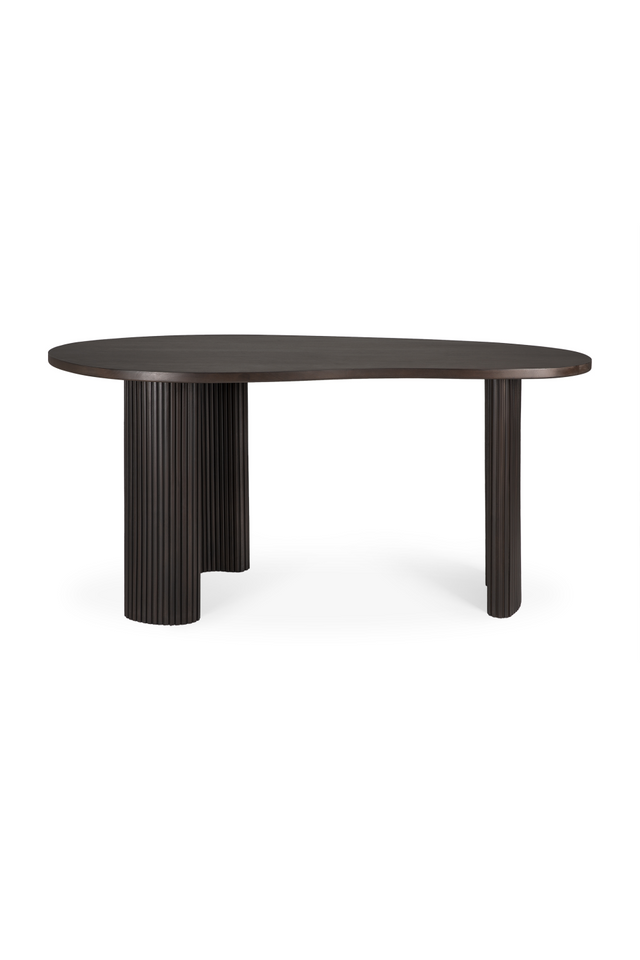 Dark Brown Mahogany Desk | Boomerang Ethnicraft | Oroa.com