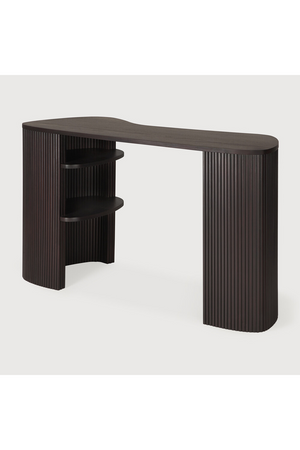 Dark Brown Mahogany Desk | Ethnicraft Roller Max | Oroa.com