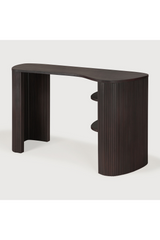 Dark Brown Mahogany Desk | Ethnicraft Roller Max | Oroa.com