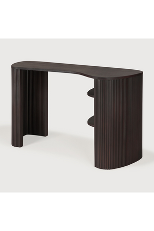 Dark Brown Mahogany Desk | Ethnicraft Roller Max | Oroa.com