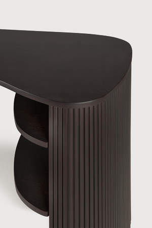 Dark Brown Mahogany Desk | Ethnicraft Roller Max | Oroa.com