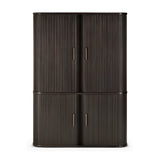 Brown Mahogany Filing Cabinet | Ethnicraft Roller Max | Oroa.com