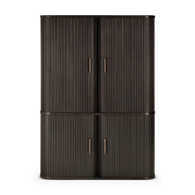 Brown Mahogany Filing Cabinet | Ethnicraft Roller Max | Oroa.com
