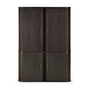 Brown Mahogany Filing Cabinet | Ethnicraft Roller Max | Oroa.com