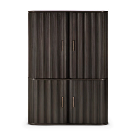 Brown Mahogany Filing Cabinet | Ethnicraft Roller Max | Oroa.com