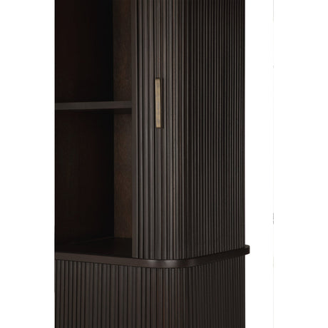 Brown Mahogany Filing Cabinet | Ethnicraft Roller Max | Oroa.com