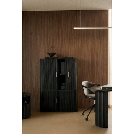 Brown Mahogany Filing Cabinet | Ethnicraft Roller Max | Oroa.com