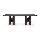 Brown Mahogany Dining Table | Ethnicraft Flow | Oroa.com