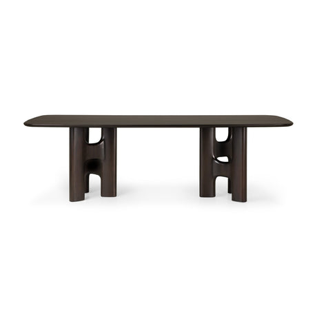 Brown Mahogany Dining Table | Ethnicraft Flow | Oroa.com