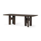 Brown Mahogany Dining Table | Ethnicraft Flow | Oroa.com
