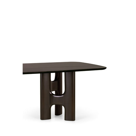 Brown Mahogany Dining Table | Ethnicraft Flow | Oroa.com