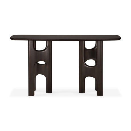 Brown Mahogany Console Table | Ethnicraft Flow | Oroa.com