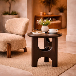   Brown Mahogany Side Table | Oroa.com