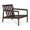 Brown Mahogany Lounge Chair | Ethnicraft Jack | Oroa.com