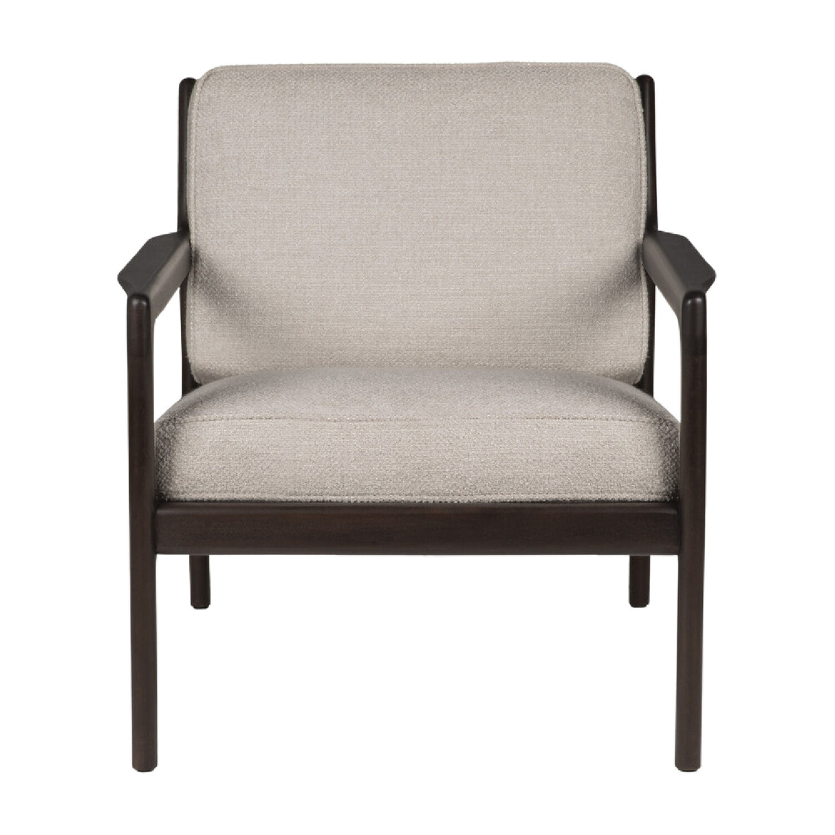   Brown Mahogany Lounge Chair | Oroa.com