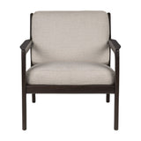 Brown Mahogany Lounge Chair | Ethnicraft Jack | Oroa.com
