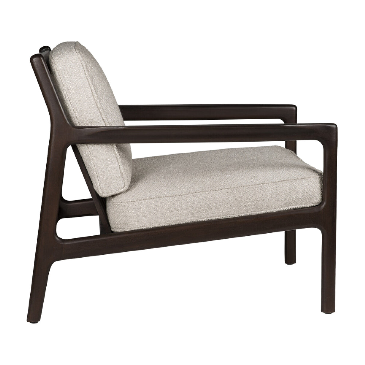   Brown Mahogany Lounge Chair | Oroa.com
