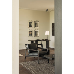   Brown Mahogany Lounge Chair | Oroa.com