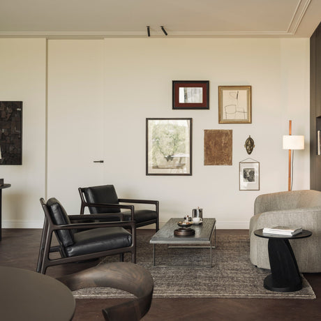 Brown Mahogany Lounge Chair | Ethnicraft Jack | Oroa.com