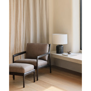   Brown Mahogany Lounge Chair | Oroa.com