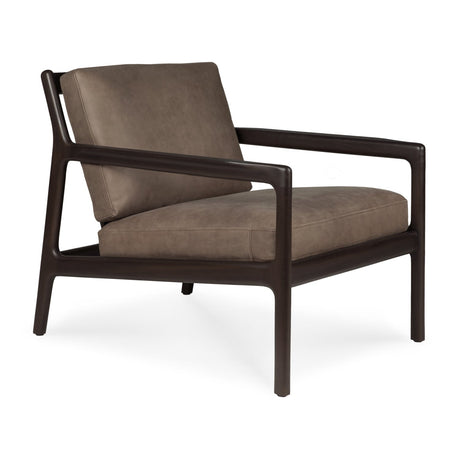 Brown Mahogany Lounge Chair | Ethnicraft Jack | Oroa.com