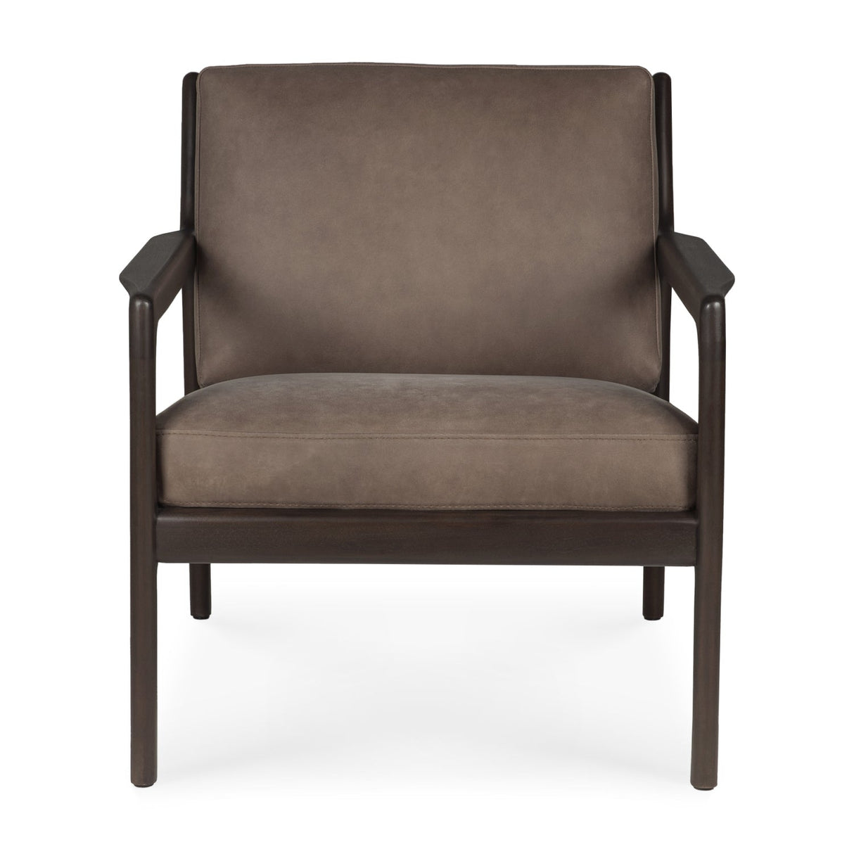 Brown Mahogany Lounge Chair | Ethnicraft Jack | Oroa.com